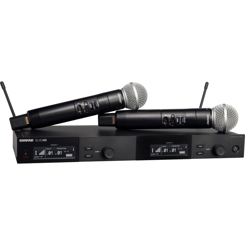 Shure SLXD24D/SM58 Digital Wireless Dual Handheld Microphone System - H55 Band