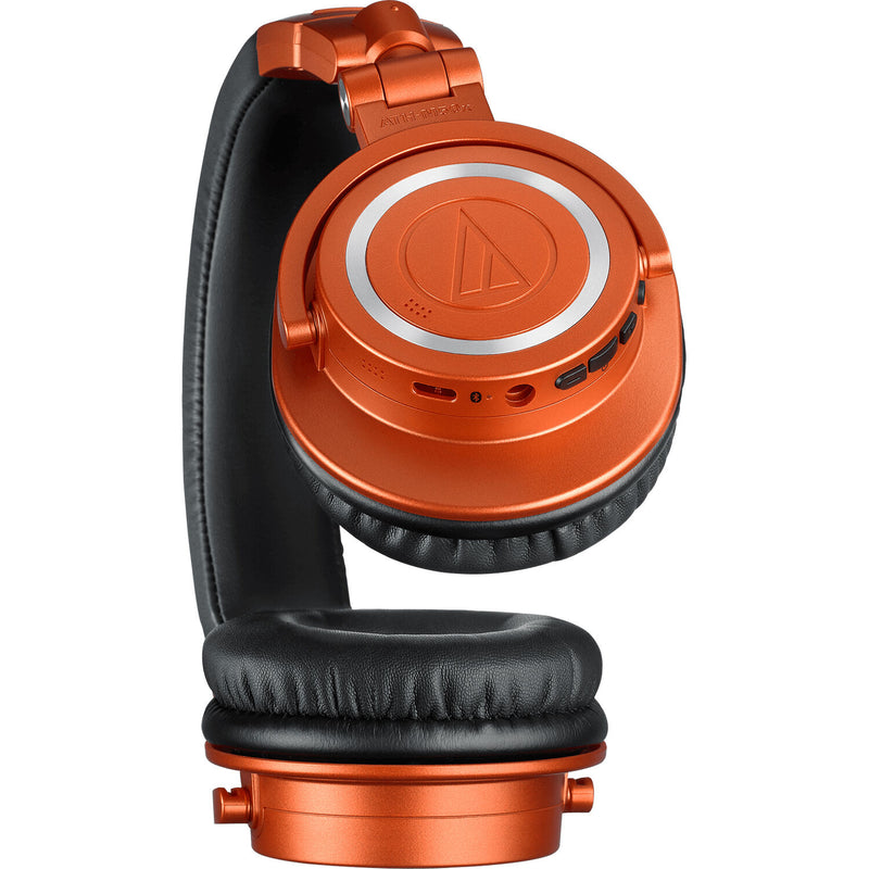 Audio-Technica Consumer ATH-M50xBT2 Wireless Over-Ear Headphones Metallic Orange