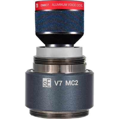 sE Electronics V7 MC2 Supercardioid Dynamic Microphone Capsule for Sennheiser Wireless Handheld Transmitters (Black and Blue)