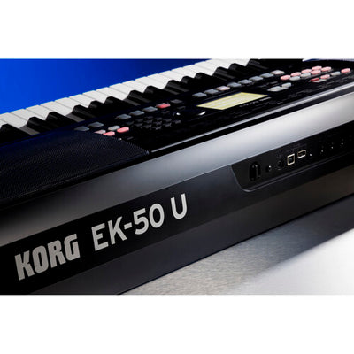 Korg EK-50 U Portable 61-Key Arranger Keyboard with American Styles