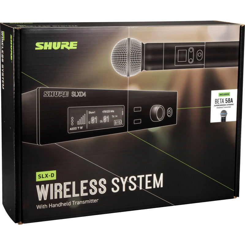 Shure SLXD24/B58 Digital Wireless Handheld Microphone System - J52 Band