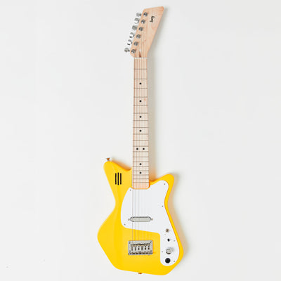 Loog Pro Electric VI, 6-String Guitar, Travel Guitar, Built-in Amp, App & Lessons Included, Ages 12+ (Yellow)